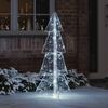 vidaXL Sapin de No&euml;l avec 100 LED Blanc Froid 120 cm Acrylique