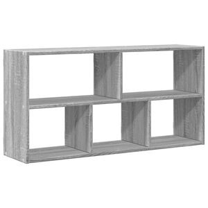 vidaXL &Eacute;tag&egrave;re murale sonoma gris 100x25x50 cm bois ing&eacute;nierie