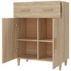 vidaXL Buffet chêne sonoma 69,5x34x89 cm bois d'ingénierie