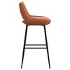 vidaXL Tabouret de bar Marron clair Similicuir