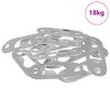 vidaXL Cintre &agrave; trou de serrure 3673 pc Argent&eacute; 45 x 16 x 3.5 mm Fer