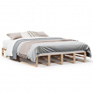 vidaXL Cadre de lit sans matelas 120x190 cm bois de pin massif