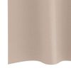 vidaXL Rideaux occultants avec anneaux 2 pcs Taupe 140 x 140 cm