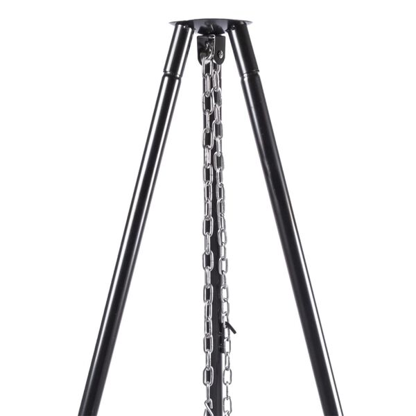 RedFire Barbecue de jardin avec tr&eacute;pied et bol &agrave; feu 50 cm Noir