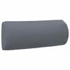vidaXL Appui-t&ecirc;te de chaise longue Gris 40x7,5x15 cm Textil&egrave;ne