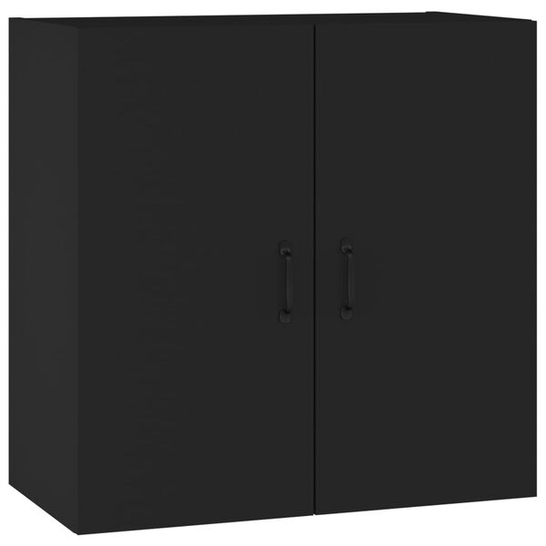 vidaXL Armoire murale Noir 60x31x60 cm Bois d'ingénierie