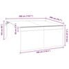 vidaXL Auvent R&eacute;tractable Cr&egrave;me 300 x 200 cm Polyester et Aluminium