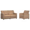 vidaXL Ensemble de Canap&eacute;s 2 pcs Cappuccino Simili cuir
