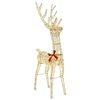 vidaXL Renne 3D 140 LED Blanc chaud 128 cm PET