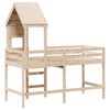 vidaXL Lit superposé avec échelle et toit sans matelas 90x190 cm