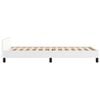 vidaXL Cadre de lit sans matelas blanc 90x190 cm similicuir