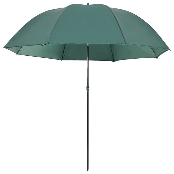 vidaXL Parapluie de p&ecirc;che Vert 220x193 cm