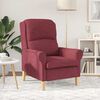 vidaXL fauteuil Bordeaux tissu