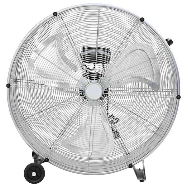 vidaXL Ventilateur tambour avec roue 79 x 37 x 82 cm Aluminium