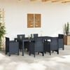 vidaXL Table de jardin pour repas Anthracite 200 x 100 x 73 cm