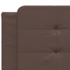 vidaXL Cadre de lit sans matelas Zadar marron 200x200 cm similicuir