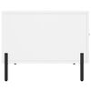 vidaXL Tables basses 2 pcs blanc 50x50x40 cm bois d'ing&eacute;nierie