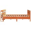 vidaXL Cadre de lit sans matelas cire marron 180x200cm bois pin massif