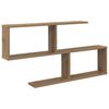 vidaXL &Eacute;tag&egrave;re Murale Ch&ecirc;ne artisanal 100 x 12 x 50,5 cm