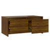 vidaXL Table basse Ch&ecirc;ne marron 90x50x41,5 cm Bois d'ing&eacute;nierie