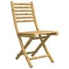 vidaXL Ensemble de bistro 3 pcs bambou