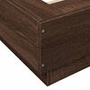 vidaXL Cadre de lit sans matelas ch&ecirc;ne marron 90x190 cm