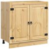 vidaXL Armoire avec &eacute;tag&egrave;re SKI Brun Miel 80 x 46 x 81,5 cm Pin massif