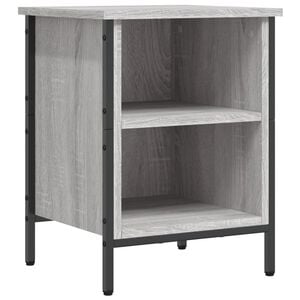 vidaXL Armoire &agrave; chaussures sonoma gris 38x35x50 cm bois d'ing&eacute;nierie