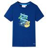vidaXL T-shirt pour enfants bleu fonc&eacute; 128