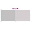 vidaXL Auvent lat&eacute;ral r&eacute;tractable de patio 200x500 cm Gris