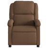 vidaXL Fauteuil inclinable Marron Tissu