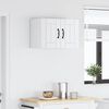 vidaXL Meuble mural de cuisine Blanc 60 x 31 x 40 cm Bois d'ing&eacute;nierie