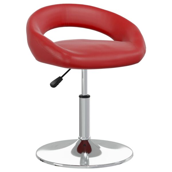 vidaXL Tabouret de bar Rouge bordeaux Similicuir