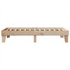 vidaXL Cadre de lit sans matelas 90x190 cm bois de pin massif