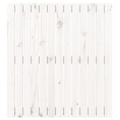 vidaXL Tête de lit murale Blanc 82,5x3x90 cm Bois massif de pin
