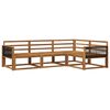vidaXL Ensemble de canap&eacute;s d'ext&eacute;rieur 4 pcs Naturel