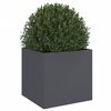 vidaXL Jardinière anthracite 49x47x46 cm acier