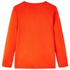 T-shirt pour enfants à manches longues orange vif 92
