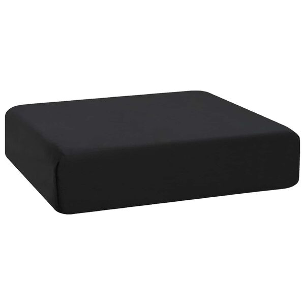 vidaXL Coussin d&rsquo;assise Noir 40 x 40 x 11 cm Mousse PU