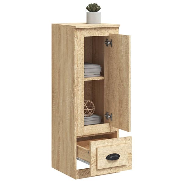vidaXL Buffet haut ch&ecirc;ne sonoma 36x35,5x103,5 cm bois d'ing&eacute;nierie