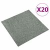 vidaXL Tapis 20 pcs Vert 50 x 50 cm 100% Polypropyl&egrave;ne