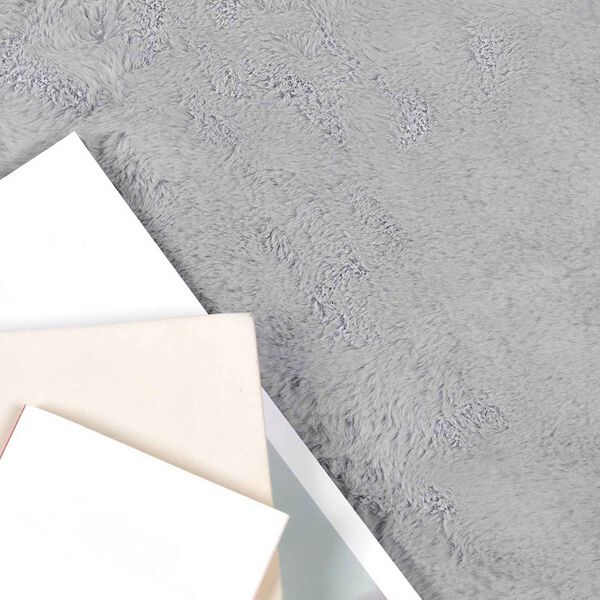 vidaXL Tapis en Fourrure Synth&eacute;tique de Lapin Olite Gris 240 x 340 cm
