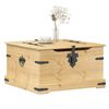 vidaXL Boîte de rangement Corona 78x78x45 cm bois de pin massif