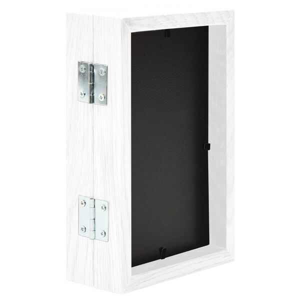 vidaXL Cadre photo d&eacute;pliable en deux Blanc 2x(21x29,7 cm)