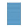 vidaXL Store plissé bleu 75x150 cm largeur du tissu 74,4 cm polyester