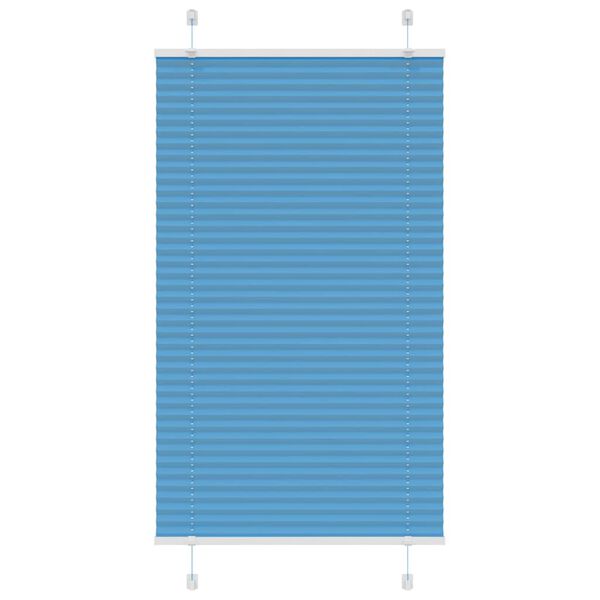 vidaXL Store plissé bleu 75x150 cm largeur du tissu 74,4 cm polyester