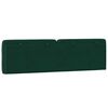 vidaXL Coussin de t&ecirc;te de lit vert fonc&eacute; 180 cm velours