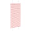 vidaXL Store pliss&eacute; rose 65x100 cm largeur du tissu 64,4 cm polyester