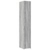 vidaXL Buffet haut sonoma gris 30x42,5x185 cm bois d'ing&eacute;nierie