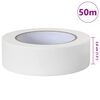 vidaXL Rubans de masquage pour peintre 12 pcs Blanc 38mm x 50m Papier